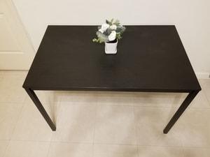 A simple wooden table