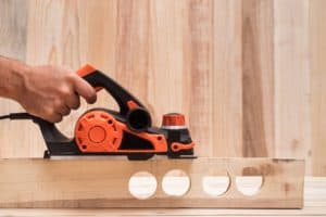 Planing Wood with a Power Tool